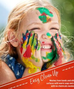 Acrylic Paint Set for Adults and Kids - 12 Pack of 12mL Paints with 3 Art Brushes, Non-Toxic Craft Paint, Halloween Pumpkin Painting Kit - Canvas, Ceramic, Rock Paint - Art Supplies 0.4 Fl Oz (Pack of 12) 28 51 dbVbNBL