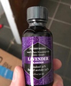 Bulgarian Lavender Essential Oil by Pure Body Naturals, 1 Fluid Ounce - 100% Pure, Independently Tested, Therapeutic Grade Lavender Essential Oil for Diffuser Aromatherapy 32 51 f2hGC4gL