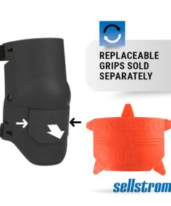 Sellstrom Ultra Flex III KneePro Knee Pads for Construction, Gardening, Flooring - Pro Protection & Comfort for Men & Women (Multiple Colors),Black Black Knee Pad 33 51 fUPny54L