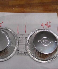 MontoPack Disposable 5 Inch Round Aluminum Foil Pie/Tart Pan, 50 Pack, Oven Safe, Stack & Store, Freeze & Reheat 5 Inch Pie/Tart Pans (50 Pack) 33 51 iv9woviL