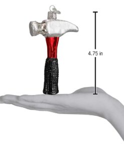 Old World Christmas Contractor Tools Glass Blown Ornaments for Christmas Tree Claw Hammer 6 51 pVzJS7tL