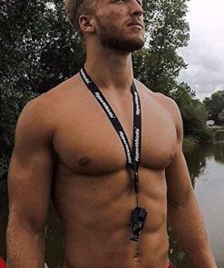 HyperWhistle The Original Worlds Loudest Whistle up to 142db Loud, Very Long Range, for Referee, Coaches, Instructors, Sports, Teachers, Life Guard, Self Defense, Survival, Emergency uses black 38 51 pxgbHIDL