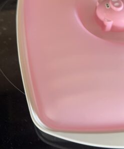 MSC International 78416 Joie Piggy Microwave Bacon Tray with Splatter Lid, Holds 4-5 Strips of Bacon, 10.5 x 8.5 x 2 37 51 xm5yEs9L