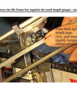 Granberg Chainsaw Sharpener, G106B - Easy File-N-Joint Bar Mounted Guide System - Best Chain Saw Blade Teeth Grinder Sharpening Tool Set - Portable Filing Hand Attachment Sharpen File Accessories Kit Chain Saw Sharpener 36 51 zDovmfQL
