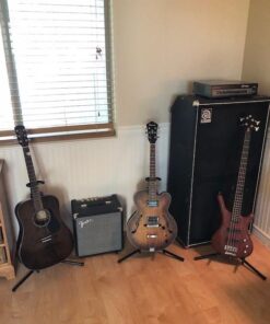 On Stage XCG4 Velveteen Padded Tubular Guitar Stand - (3 Pack) 3 Pack 31 5101OL0kPFL