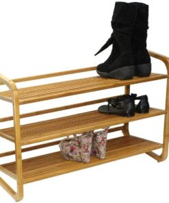 Oceanstar 3-Tier Bamboo Shoe Rack, Brown 10 5104t2ZRemL