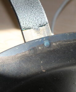 de Buyer Blue Carbon Steel Crepe & Tortilla Pan - 9.5” - Ideal for Making & Reheating Crepes, Tortillas & Pancakes - Naturally Nonstick - Made in France 9.5" 45 510OPW2JIjL