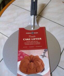 Nordic Ware Cake Lifter, 10-Inches 1 White 19 510UUuBffsL