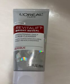 L'Oreal Paris Skincare Revitalift Bright Reveal Facial Cleanser with Glycolic Acid, Anti-Aging Daily Face Cleanser to Exfoliate Dullness and Brighten Skin, 5 Fl Oz (Pack of 1) 5 Fl Oz (Pack of 1) 35 510V3GMFDQL