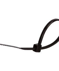 Morris Products Ultraviolet Black Nylon Cable Ties – 8 Inch Length –Heavy Duty, 50-Pound Tensile Strength – Cable Organization Applications – UV Safe, UL Approved – Pack of 1000 8" Length / 50lb Tensile Strength 5 510WW5a7yL
