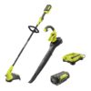 40-Volt Lithium-Ion Cordless String Trimmer and Blower/Sweeper Combo Kit (2-Tools) Includes Battery and Charger 6 510WlDWbxjL