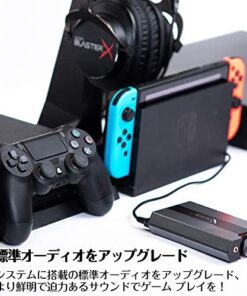 Sound BlasterX G6 Hi-Res 130dB 32bit/384kHz Gaming DAC, External USB Sound Card with Xamp Headphone Amp, Dolby Digital, 7.1 Virtual Surround Sound, Sidetone/Speaker Control for PS4, Xbox One 130 dB DNR at 32-bit / 384 kHz 44 510YI3ddGL