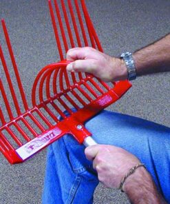 Alternative view of Little Giant® DuraFork Pitch Fork | Manure Fork | Polycarbonate Stable Fork with Angled Tines | Red PDF1RED