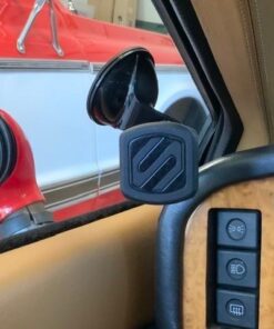 Scosche MAGWSM2 MagicMount Magnetic Suction Cup Mount for Car Windshield or Dashboard, 360° Adjustable Magnet Head, Universal Cell Phone Holder for Car, Compatible with iPhone, Samsung & All Devices Window / Dash Suction 1 Pack 41 510bwQCMMrL