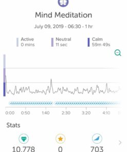 MUSE 2: The Brain Sensing Headband - Meditation Tracker - Multi Sensor Headset Monitor with Responsive Sound Feedback Guidance from Brain Wave, Heart, Body & Breath Activity 53 510dAtecGL 2