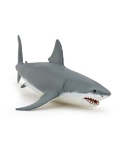 Papo - hand-painted - figurine - Marine Life - White Shark Figure-56002 - Collectible - For Children - Suitable for Boys and Girls - From 3 years old 1 Multicolor 20 510mUHnQEkL