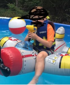 Intex Water Gun Plane Ride-On, 52" x 51", for Ages 3+, 1 Pack (Colors May Vary) 31 510qWLnoswL