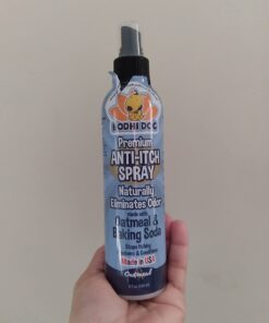 Bodhi Dog Anti Itch Spray | Natural Soothing Relief for Dry, Itchy, Bitten or Allergy Damaged Skin Treatment | Anti Itch Spray for Dogs & Cats | Made in USA (Oatmeal, 8 oz) 8oz 30 510xxVEVRSL