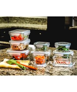 Alternative view of Glasslock 18-Piece Assorted Oven Safe Container Set Clear Assortment Set