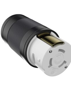 50 AMP RV Trailer Marine Power Cord Power Inlet - Female Twist locking Connector - Weatherproof Boot Kit 17 5110PAylhCL