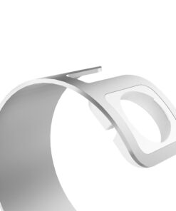 Alternative view of INGRAM Charging Station Dock Stand for Apple Watch - Retail Packaging - White