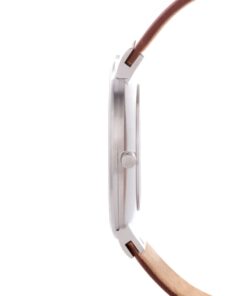 Skagen Men's Ancher Stainless Steel and Mesh Quartz Watch Silver/Brown 14 511JflgnAOL