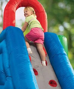 Little Tikes Jump and Double Slide Bouncer, 168.00 L x 108.00 W x 84.00 H Inches , White 29 511VWCRsTL