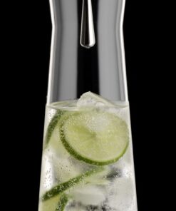 Simax Jug Decanter for Water INDIS 1.1L Wine Juice, Metal klid, one size, clear 9 511aBaVu25L