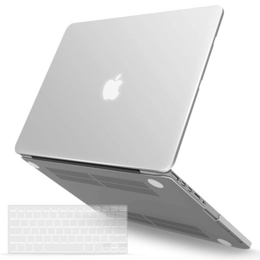 IBENZER Compatible with MacBook Pro 13 Inch Case 2015 2014 2013 end 2012 A1502 A1425, Hard Shell Case with Keyboard Cover for Old Version Apple Mac Pro Retina 13, Clear, R13CL+1 For MacBook Pro Retina 13" A1502/A1425