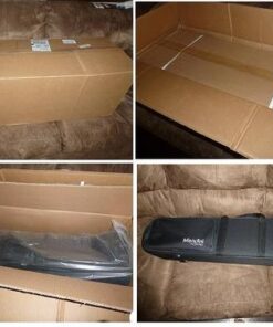 Mendini by Cecilio Trombone Kit - Bb Tenor Brass Instruments for Kids, Beginners w/Case & Gloves Gold + Tuner 33 511jkQquZUL