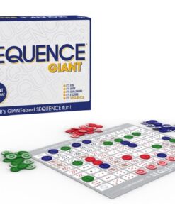 Alternative view of Jax Giant (aka Jumbo) SEQUENCE Game - Box Edition with Cushioned Mat, Cards and Chips, Package Colors May Vary , Blue JUMBO BOX Standard Packaging