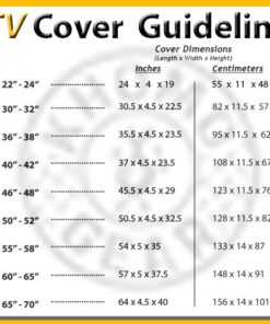 KHOMO GEAR Outdoor TV Cover Universal Weatherproof Protector for 40-42 Inch TV - Fits Most Mounts & Brackets, Grey (VC-tv-cover-40-grey) 40'' - 42'' 10 511rBxdo45L