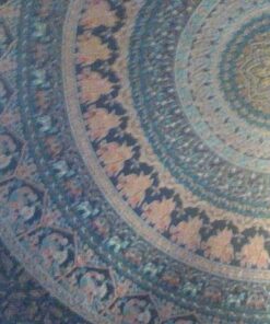 Popular Handicrafts Tapestry Wall Hanging Hippie Mandala Bohemian Hippy Psychedelic Design Indian Magical Thinking Tapestries Bedspread 84x90 Inches,(215x230cm) Navy Blue Full (215cms x 230cms) Neavy Blue 28 511sEToJyZL