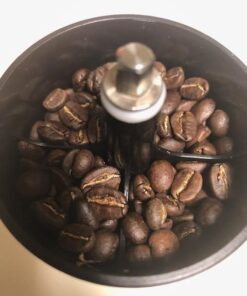 KONA Manual Coffee Grinder, Conical Burr Mill with Adjustable Setting, Best Ceramic Burr Coffee Grinder for Aeropress, Drip Coffee, Espresso, French Press, Turkish Brew 31 5123YR3cfL