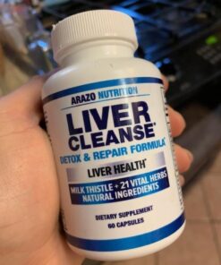 Arazo Nutrition Liver Cleanse Detox & Repair Formula – Milk Thistle Herbal Support Supplement: Silymarin, Beet, Artichoke, Dandelion, Chicory Root 41 51244E6TjL