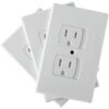 Jambini Self-Closing Outlet Covers - An Alternative To Socket Plugs - 3 pack