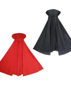 SeasonsTrading Child Black Vampire Cape with Collar - Halloween Black Cape 3 512GJtajbcL