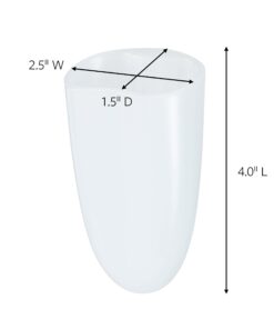 Command Bath Razor Holder, Clear Frosted, 1-Holder, 1- Water-Resistant Strip, Organize Damage-Free 30 512GQACGQhL