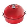Nordic Ware Indoor/Outdoor Kettle Smoker, 7 by 13 inches, Red 42 512Ix02rUmL