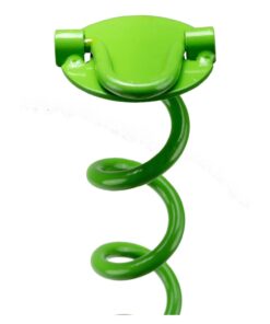 Ashman 16 Inch Spiral Ground Anchor Green Color - Ideal for Securing Animals, Tents, Canopies, Sheds, Car Ports, Swing Sets (Pack of 6) 1 6 Pack 14 512LrgLUlwL