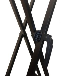 RockJam Xfinity Heavy-Duty, Double-X, Pre-Assembled, Infinitely Adjustable Piano Keyboard Stand with Locking Straps 37 512PgczceWL