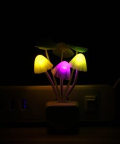 Rienar Sensor Led Night Light, Color Changing Plug-in LED Mushroom Dream Bed Lamp 34 512QkVfvYeL