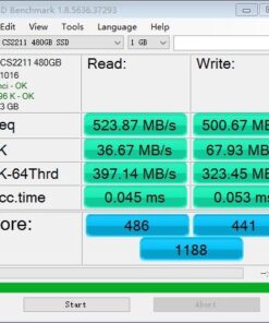 PNY CS2211 480GB Pro Gaming 2.5” SATA III MLC Internal Solid State Drive (SSD) - (SSD7CS2211-480-RB) 480 GB 37 512Tr91HUcL