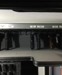 E-ONSALE AmeriGun Club Easy Use Gun Hanger Pack of 4 Original Handgun Hangers 1.00" x 4.00" x 11.80" Black 18 512VIKYcfAL