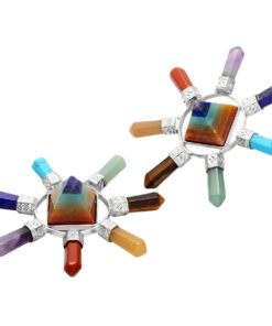 mookaitedecor Healing Crystals 7 Chakra Pyramid & 7 Chakra Point Energy Generator 7 Chakra Pyramid/7 Chakra Energy Generator 6 512c8oUtlQL