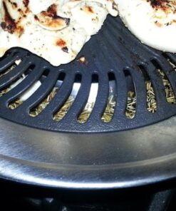 Kitchen + Home Stove Top Smokeless Grill Indoor BBQ, Stainless Steel with Double Coated Non Stick Surface Stove Top Grill 41 512jAIldSOL