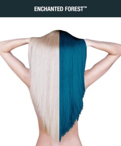 MANIC PANIC Enchanted Forest Green Hair Dye – Classic High Voltage - Semi Permanent Deep Teal Green Hair Color With Blue Undertones - Vegan, PPD & Ammonia Free (4oz) 4 Fl Oz (Pack of 1) 38 512tioMrsVS