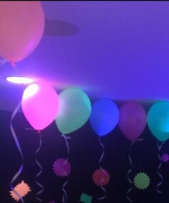 SLEEKLIGHTING 23 Watt T2 Black Light Spiral CFL Light Bulb, UL Approved- Blacklight Bulbs for Parties 120V, E26 Medium Base-Energy Saver (Pack of 4) 33 512xKkG1WcL