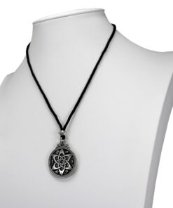 Pewter Talisman for Poets Writers and Actors Pentacle Pendant - 1.25 Inch Diameter 14 512yWUQ5WKL