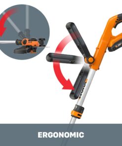 WORX WG162 20V Power Share 12" Cordless String Trimmer & Lawn Edger (Battery & Charger Included) 12 inches 19 51308A2hsUL
